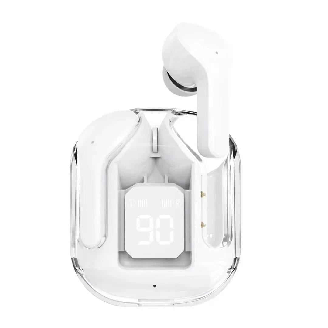 Air 31 Wireless TWS Transparent LED Digital Display Earbuds