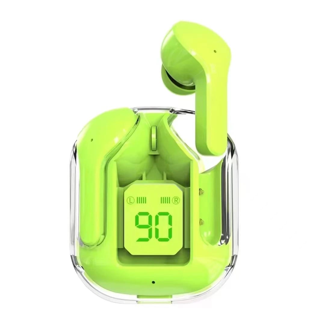 Air 31 Wireless TWS Transparent LED Digital Display Earbuds