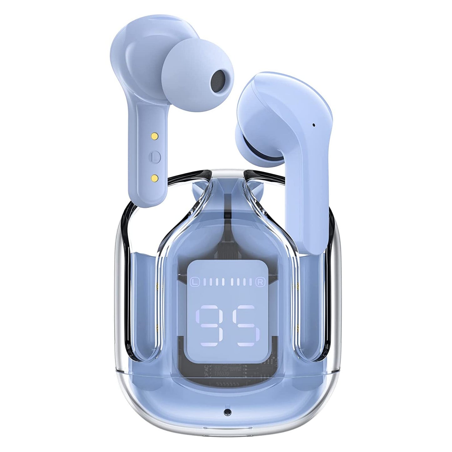 Air 31 Wireless TWS Transparent LED Digital Display Earbuds